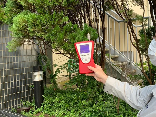 POLFA測定中