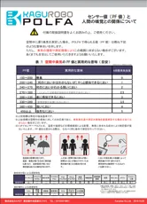 センサー値(PF値)と人間の嗅覚との関係について